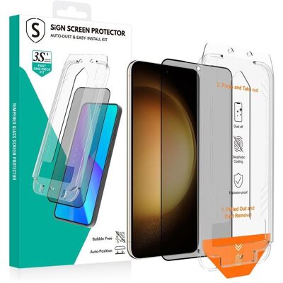 SiGN Privacy Screen Protector Samsung Galaxy S22/S23 – EZ Apply applicator (Samsung Galaxy S22, Samsung Galaxy S23), Smartphone Schutzfolie, Transparent SiGN Privacy Screen Protector Samsung Galaxy S22/S23 – EZ Apply applicator (Samsung Galaxy S22, Samsung Galaxy S23), Smartphone Schutzfolie, Transparent