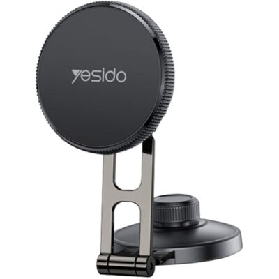 Yesido - Car Holder (C199) - Magnetic Grip, Adjustable, for Dashboard and Display - Grey, Smartphone Halterung, Grau Yesido - Car Holder (C199) - Magnetic Grip, Adjustable, for Dashboard and Display - Grey, Smartphone Halterung, Grau