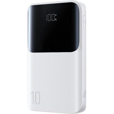 Joyroom JR-QP191 Star Series Mini 22.5W Digital Display Fast Charging Power Bank 10000mAh – White (10000 mAh, 22.50 W, 38.50 Wh), Powerbank, Weiss Joyroom JR-QP191 Star Series Mini 22.5W Digital Display Fast Charging Power Bank 10000mAh – White (10000 mAh, 22.50 W, 38.50 Wh), Powerbank, Weiss