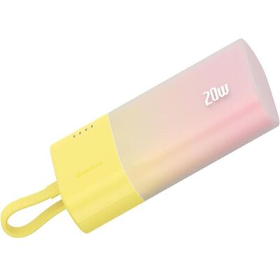 Baseus Powerbank 5200mAh 20W mit integriertem Lightning-Kabel Baseus Powerbank 5200mAh 20W mit integriertem Lightning-Kabel