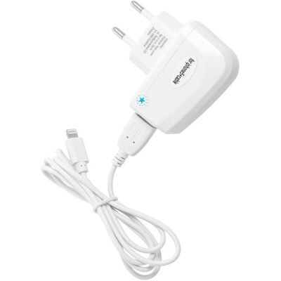 Blue Star BlueStar Lite Weiß 1A Ladegerät mit iPhone Kabel - Ladegerät Blue Star BlueStar Lite Weiß 1A Ladegerät mit iPhone Kabel - Ladegerät