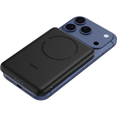 Belkin Boostcharge Slim Magn Powerbank (5000 mAh, 20 W), Powerbank, Schwarz Belkin Boostcharge Slim Magn Powerbank (5000 mAh, 20 W), Powerbank, Schwarz