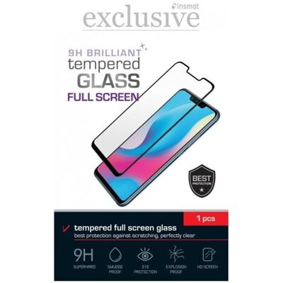 Insmat 861-1579 (1 Stk., Samsung Galaxy S24 FE), Smartphone Schutzfolie, Transparent, Schwarz Insmat 861-1579 (1 Stk., Samsung Galaxy S24 FE), Smartphone Schutzfolie, Transparent, Schwarz