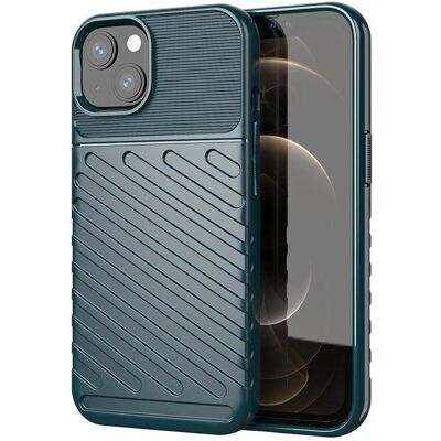 Hurtel Thunder Case Flexibel Robuste Panzer Handyhülle TPU Schutzhülle für iPhone 13 mini grün (Apple iPhone 13 mini), Smartphone Hülle, Grün Hurtel Thunder Case Flexibel Robuste Panzer Handyhülle TPU Schutzhülle für iPhone 13 mini grün (Apple iPhone 13 mini), Smartphone Hülle, Grün