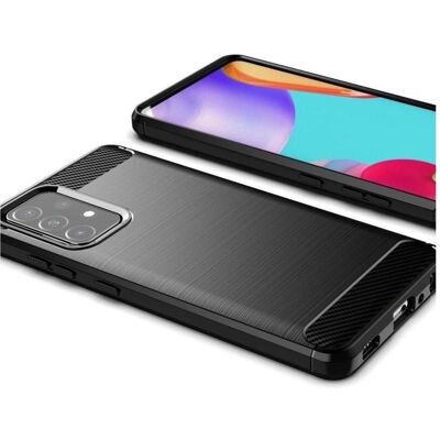 Hurtel Carbon Case Flexibel Handyhülle TPU Schutzhülle für Samsung Galaxy A72 4G schwarz (Samsung Galaxy A72), Smartphone Hülle, Schwarz Hurtel Carbon Case Flexibel Handyhülle TPU Schutzhülle für Samsung Galaxy A72 4G schwarz (Samsung Galaxy A72), Smartphone Hülle, Schwarz