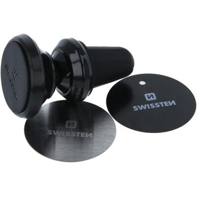 Swissten Magnetische Autohalterung S-GRIP AIR VENT AV-M9, Smartphone Halterung, Schwarz Swissten Magnetische Autohalterung S-GRIP AIR VENT AV-M9, Smartphone Halterung, Schwarz