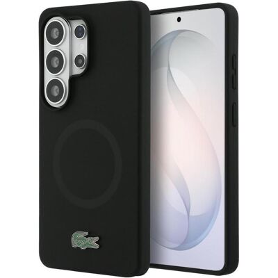 Lacoste Case Silicone Metal Croc Logo MagSafe for Samsung Galaxy S26 Ultra black (Samsung Galaxy S26 Ultra), Smartphone Hülle, Schwarz Lacoste Case Silicone Metal Croc Logo MagSafe for Samsung Galaxy S26 Ultra black (Samsung Galaxy S26 Ultra), Smartphone Hülle, Schwarz
