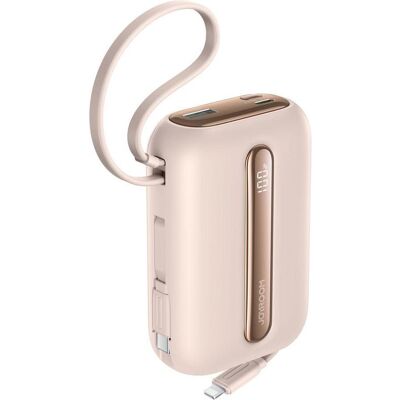 Joyroom Joyroom JR-L012 Ultra power bank 20000mAh with USB-C/Lightning cables - Apricot (20000 mAh), Powerbank, Orange Joyroom Joyroom JR-L012 Ultra power bank 20000mAh with USB-C/Lightning cables - Apricot (20000 mAh), Powerbank, Orange