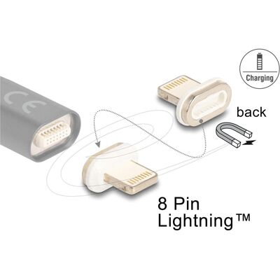 DELOCK 66574 - Magnetischer 8-poliger Lightning-Adapter DELOCK 66574 - Magnetischer 8-poliger Lightning-Adapter