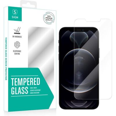 SiGN Screen Protector Tempered Glass for iPhone 12 Pro Max (Apple iPhone 12 Pro Max), Smartphone Schutzfolie SiGN Screen Protector Tempered Glass for iPhone 12 Pro Max (Apple iPhone 12 Pro Max), Smartphone Schutzfolie