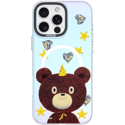 Devia Canvas Series Magnetische Hülle Sternenbär / Schutzhülle / iPhone 16 PLUS / MagSafe (Apple iPhone 16 Plus), Smartphone Hülle, Mehrfarbig Devia Canvas Series Magnetische Hülle Sternenbär / Schutzhülle / iPhone 16 PLUS / MagSafe (Apple iPhone 16 Plus), Smartphone Hülle, Mehrfarbig