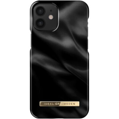 iDeal Of Sweden Designer Hard-Cover Black Satin (Apple iPhone 12 mini), Smartphone Hülle, Schwarz iDeal Of Sweden Designer Hard-Cover Black Satin (Apple iPhone 12 mini), Smartphone Hülle, Schwarz