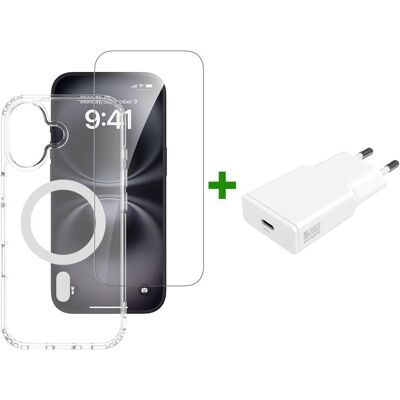 4smarts 3in1 Premium Starter Set (Apple iPhone 17), Smartphone Hülle, Transparent 4smarts 3in1 Premium Starter Set (Apple iPhone 17), Smartphone Hülle, Transparent