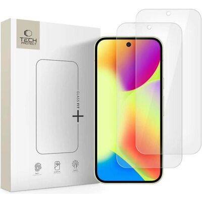 Tech-Protect Glass Fit+ 2-pack Screen protector for Google Pixel 9 / 9 Pro / 10 / 10 Pro (2 Stk., Google Pixel 10, Google Pixel 10 Pro, Google Pixel 9, Google Pixel 9 Pro), Smartphone Schutzfolie, Transparent Tech-Protect Glass Fit+ 2-pack Screen protector for Google Pixel 9 / 9 Pro / 10 / 10 Pro (2 Stk., Google Pixel 10, Google Pixel 10 Pro, Google Pixel 9, Google Pixel 9 Pro), Smartphone Schutzfolie, Transparent