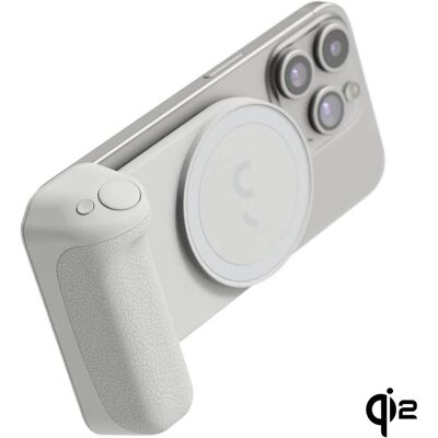 ShiftCam Halterung SnapGrip Pro Magsafe & PB Stone, Smartphone Halterung, Beige, Weiss ShiftCam Halterung SnapGrip Pro Magsafe & PB Stone, Smartphone Halterung, Beige, Weiss
