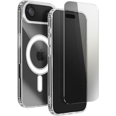 4smarts 360° Premium Protection Set für Apple iPhone 17 Air MagSafe-kompatibel (Apple iPhone 17), Smartphone Hülle, Transparent 4smarts 360° Premium Protection Set für Apple iPhone 17 Air MagSafe-kompatibel (Apple iPhone 17), Smartphone Hülle, Transparent