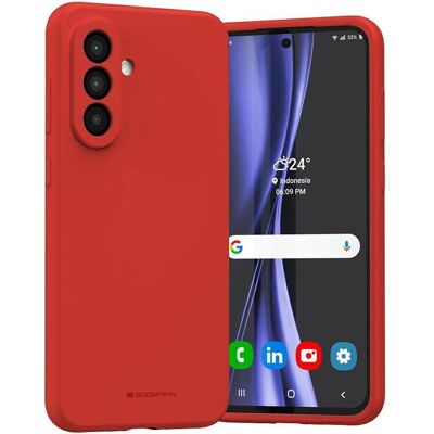 Mercury Etui Silicone Sam A36 czerwony/red (Samsung Galaxy A36), Smartphone Hülle, Rot Mercury Etui Silicone Sam A36 czerwony/red (Samsung Galaxy A36), Smartphone Hülle, Rot