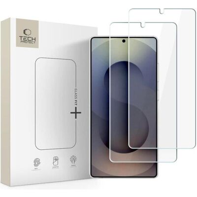 Tech-Protect Glass Fit+ 2-Paket Tempered Glass Galaxy S26 Ultra Klaer (2 Stk., Samsung Galaxy S26 Ultra), Smartphone Schutzfolie, Transparent Tech-Protect Glass Fit+ 2-Paket Tempered Glass Galaxy S26 Ultra Klaer (2 Stk., Samsung Galaxy S26 Ultra), Smartphone Schutzfolie, Transparent