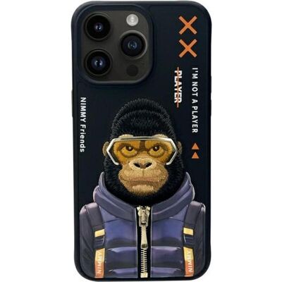 Audi Nimmy case iPhone 15 Pro 6.1" black Cool&Cute 2.0 Monkey (Apple iPhone 15 Pro), Smartphone Hülle, Schwarz Audi Nimmy case iPhone 15 Pro 6.1" black Cool&Cute 2.0 Monkey (Apple iPhone 15 Pro), Smartphone Hülle, Schwarz
