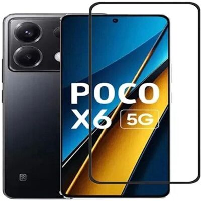 Connect Poco X6 2.5D Full Cover Japan Glue Glass Anti-Static Stronger (Xiaomi Poco X6), Smartphone Schutzfolie, Transparent Connect Poco X6 2.5D Full Cover Japan Glue Glass Anti-Static Stronger (Xiaomi Poco X6), Smartphone Schutzfolie, Transparent