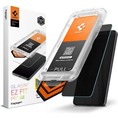 Spigen Glas.tR EZ-FIT Pro HD (1 Stk., Samsung Galaxy S26), Smartphone Schutzfolie, Transparent, Schwarz Spigen Glas.tR EZ-FIT Pro HD (1 Stk., Samsung Galaxy S26), Smartphone Schutzfolie, Transparent, Schwarz