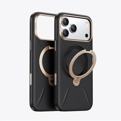 Torras Ostand Q3 VegSkin (Apple iPhone 17 Pro Max, Apple iPhone 18 Pro Max), Smartphone Hülle, Schwarz Torras Ostand Q3 VegSkin (Apple iPhone 17 Pro Max, Apple iPhone 18 Pro Max), Smartphone Hülle, Schwarz