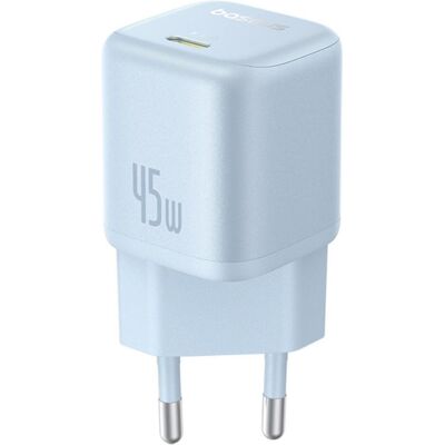 Baseus - Wall Charger PicoGo (P10176800313-00) - GaN, Fast Charging, 45W, USB-C - Galaxy Blue (45 W, 1 Port), USB Ladegerät, Blau Baseus - Wall Charger PicoGo (P10176800313-00) - GaN, Fast Charging, 45W, USB-C - Galaxy Blue (45 W, 1 Port), USB Ladegerät, Blau