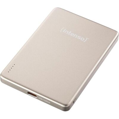 Intenso Power bank POWER BANK USB 5000MAH MAG/CHAMPAGNE 7344021 (5000 mAh, 19.25 Wh), Powerbank, Gold Intenso Power bank POWER BANK USB 5000MAH MAG/CHAMPAGNE 7344021 (5000 mAh, 19.25 Wh), Powerbank, Gold
