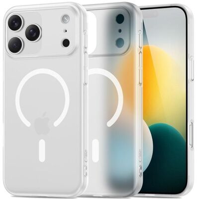Tech-Protect MagSlim MagSafe Case für iPhone 17 Pro - Mattweiss (Apple iPhone 17 Pro), Smartphone Hülle, Weiss Tech-Protect MagSlim MagSafe Case für iPhone 17 Pro - Mattweiss (Apple iPhone 17 Pro), Smartphone Hülle, Weiss