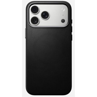 Nomad Traditionelle Lederhülle - Lederhülle für das iPhone (Apple iPhone 17 Pro Max), Smartphone Hülle, Schwarz Nomad Traditionelle Lederhülle - Lederhülle für das iPhone (Apple iPhone 17 Pro Max), Smartphone Hülle, Schwarz
