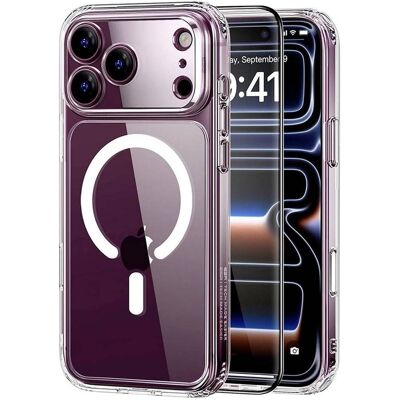 ESR Classic Hybrid HaloLock + Screen Protector (Apple iPhone 17 Pro Max, Apple iPhone 18 Pro Max), Smartphone Hülle, Transparent ESR Classic Hybrid HaloLock + Screen Protector (Apple iPhone 17 Pro Max, Apple iPhone 18 Pro Max), Smartphone Hülle, Transparent