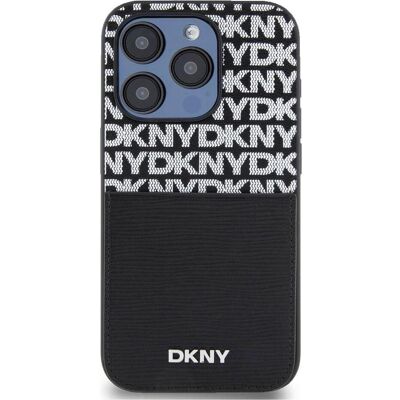 DKNY iPhone 15 Pro Schwarz Kartenhülle DKNY iPhone 15 Pro Schwarz Kartenhülle