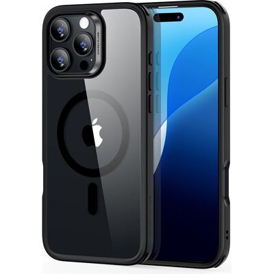 ESR Classic Hybrid HaloLock Case (Apple iPhone 16 Pro), Smartphone Hülle, Schwarz, Transparent ESR Classic Hybrid HaloLock Case (Apple iPhone 16 Pro), Smartphone Hülle, Schwarz, Transparent