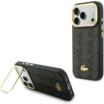 Lacoste Case PVC Blend Stand for iPhone 17 Pro Max brown (Apple iPhone 17 Pro Max), Smartphone Hülle, Braun Lacoste Case PVC Blend Stand for iPhone 17 Pro Max brown (Apple iPhone 17 Pro Max), Smartphone Hülle, Braun