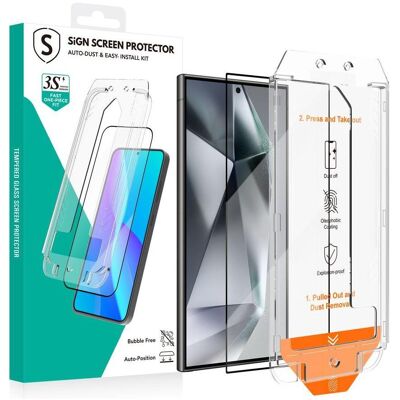 SiGN Full Cover Screen Protector for Samsung Galaxy S24 Ultra + Mounting Frame (Samsung Galaxy S24 Ultra), Smartphone Schutzfolie SiGN Full Cover Screen Protector for Samsung Galaxy S24 Ultra + Mounting Frame (Samsung Galaxy S24 Ultra), Smartphone Schutzfolie