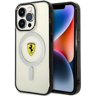 Acer Ferrari FEHMP14XURKT iPhone 14 Pro Max 6.7" clear/transparent hardcase Outline Magsafe (Apple iPhone 14 Pro Max), Smartphone Hülle, Transparent Acer Ferrari FEHMP14XURKT iPhone 14 Pro Max 6.7" clear/transparent hardcase Outline Magsafe (Apple iPhone 14 Pro Max), Smartphone Hülle, Transparent
