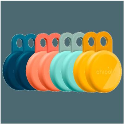 Chipolo LOOP Orange/Blau/Gelb/Minze 8-Pack (Apple Find My, Google Find Hub), Tracker, Mehrfarbig Chipolo LOOP Orange/Blau/Gelb/Minze 8-Pack (Apple Find My, Google Find Hub), Tracker, Mehrfarbig