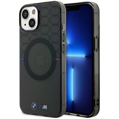 BMW iPhone 14 Plus Hülle - MagSafe, Luxus, Grau BMW iPhone 14 Plus Hülle - MagSafe, Luxus, Grau
