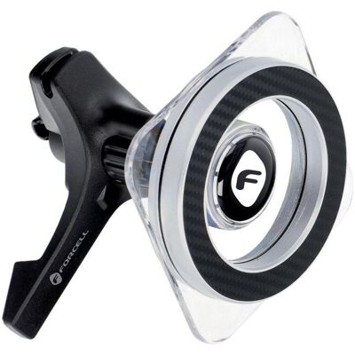 Forcell Stylus F-GRIP Mag Pro magnetic car holder for air vent compatible with MagSafe black, Smartphone Halterung, Schwarz, Transparent Forcell Stylus F-GRIP Mag Pro magnetic car holder for air vent compatible with MagSafe black, Smartphone Halterung, Schwarz, Transparent