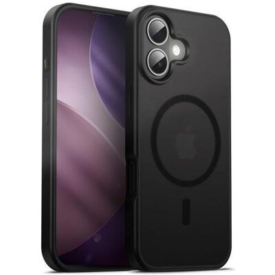 Crong Hybrid Frost MAG Cover (Apple iPhone 17), Smartphone Hülle, Transparent, Schwarz Crong Hybrid Frost MAG Cover (Apple iPhone 17), Smartphone Hülle, Transparent, Schwarz