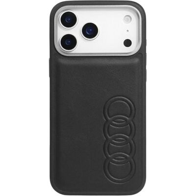 Audi Case TT Synthetic Leather MagSafe for iPhone 17 Pro black (Apple iPhone 17 Pro), Smartphone Hülle, Schwarz Audi Case TT Synthetic Leather MagSafe for iPhone 17 Pro black (Apple iPhone 17 Pro), Smartphone Hülle, Schwarz