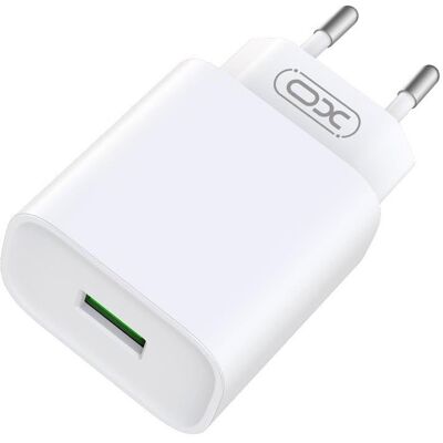 xO wall charger CE02D QC 3.0 18W 1x USB white (18 W, 1 Port), USB Ladegerät, Weiss xO wall charger CE02D QC 3.0 18W 1x USB white (18 W, 1 Port), USB Ladegerät, Weiss