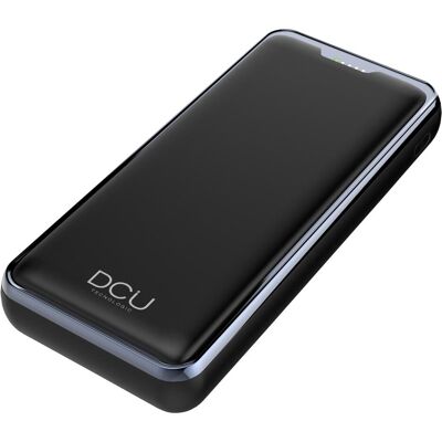 DCU Tecnologic Power Bank Laptop Double Output USB Pd 45w + Quick Charge 22.5w (20000 mAh, 74 Wh), Powerbank, Schwarz DCU Tecnologic Power Bank Laptop Double Output USB Pd 45w + Quick Charge 22.5w (20000 mAh, 74 Wh), Powerbank, Schwarz