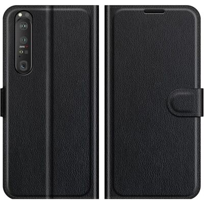 Screenguard Sony Xperia 1 III Leather Guard Lederhülle (Sony Xperia 1 III), Smartphone Hülle, Schwarz Screenguard Sony Xperia 1 III Leather Guard Lederhülle (Sony Xperia 1 III), Smartphone Hülle, Schwarz