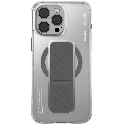 Skinarma case Axon iPhone 16 Pro Max 6.9" Magnetic Charging + Grip Stand titanium (Apple iPhone 16 Pro Max), Smartphone Hülle, Grau Skinarma case Axon iPhone 16 Pro Max 6.9" Magnetic Charging + Grip Stand titanium (Apple iPhone 16 Pro Max), Smartphone Hülle, Grau