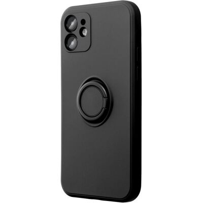 Forcell Back panel cover OEM SILICONE RING case for IPHONE 16 black (Apple iPhone 16), Smartphone Hülle, Schwarz Forcell Back panel cover OEM SILICONE RING case for IPHONE 16 black (Apple iPhone 16), Smartphone Hülle, Schwarz