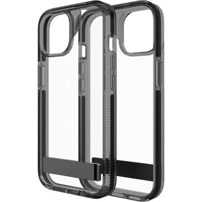 Zagg Santa Cruz Kickstand (Apple iPhone 13, Apple iPhone 14, Apple iPhone 15, Apple iPhone 16e, Apple iPhone 17e), Smartphone Hülle, Schwarz, Transparent Zagg Santa Cruz Kickstand (Apple iPhone 13, Apple iPhone 14, Apple iPhone 15, Apple iPhone 16e, Apple iPhone 17e), Smartphone Hülle, Schwarz, Transparent