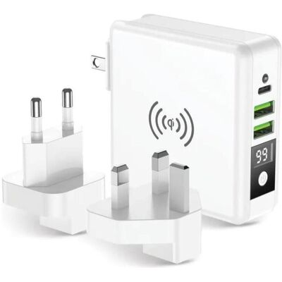 Forcell 4-in-1 kabelloses Powerbank-Reiseadapter Forcell 4-in-1 kabelloses Powerbank-Reiseadapter