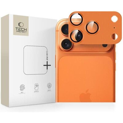 Tech-Protect Camfull Fit+ (1 Stk., Apple iPhone 17 Pro Max), Smartphone Schutzfolie, Orange Tech-Protect Camfull Fit+ (1 Stk., Apple iPhone 17 Pro Max), Smartphone Schutzfolie, Orange