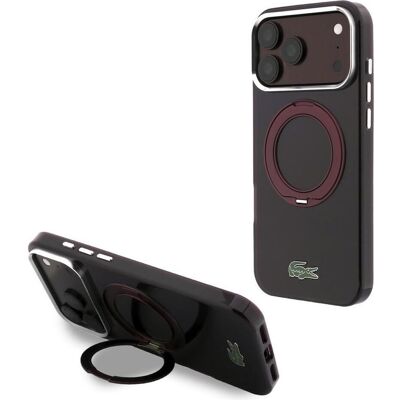 Lacoste Case IML Glossy Finish with Ring Stand MagSafe for iPhone 18 Pro Max / 17 Pro Max burgundy (Apple iPhone 17 Pro Max, Apple iPhone 18 Pro Max), Smartphone Hülle, Rot Lacoste Case IML Glossy Finish with Ring Stand MagSafe for iPhone 18 Pro Max / 17 Pro Max burgundy (Apple iPhone 17 Pro Max, Apple iPhone 18 Pro Max), Smartphone Hülle, Rot